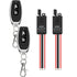 Wireless Switch12V,2 Way Mini Remote Switch DC 5V/12V/24V/48/10A Relay Wireless Light Switch