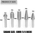 5 PCS Rotary Drill Bit Set for Woodworking - Rasp Wood Carving Bits 1/4 Shank Power Carving Bits Rotary Burr Set