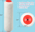 Paint Roller Covers, 9.5" Roller Covers for Paint Rollers, 3 Pack, White Naps for Roller Brush, House Painting Supplies