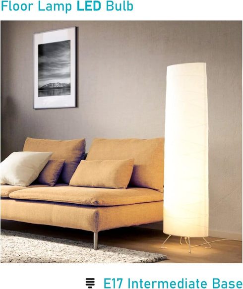 E17 LED Bulb, 6W (60 Watt Equivalent), Intermediate Base Spotlight, Warm White 3000K, E17 Reflector R14, Non-Dimmable,