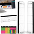 Monitor Memo Boards for Computer, Set of 3 Multifunction Acrylic Screen Message Reminder Pad and Phone Holder