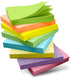Qhou 3x3 inches Sticky Notes, 8 Pads Pastel Self-Stick Note Pads, Colorful Aesthetic Sticky Notes for Study and Work