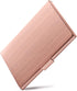 Slim Business Card Holder, Pocket Metal Case for Men & Women, Professional Stainless Steel Business Card Holders, Rose