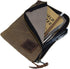 Hide & Drink Scribbler Case for Notebook, Handmade from Waxed Canvas (Fatigue)