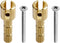 970-0770 Stem Adapter with Screw, Brass Replacement for Faucet Plumbing Equipment, 2 Pcs