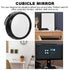 Gatuida 3pcs Computer Mirror, Clip on Security Monitor Mirror, Convex Rearview for Mini-PC Work