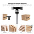 1/4" (3/8" Top Bearing Slot Cutter Router Bit with Shank Rabbet Router Bit Height )