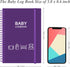 A5 150 Heveboik Baby's Daily Log Book - Baby's Tracking for Newborns, Easy to Fill Pages to Track and Monitor Your