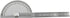 Stainless Steel 180 Degree Protractor Angle Finder, Arm Rotary Measuring Ruler, 10cm
