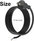 33007298 Power Cord 10FT for DeWalt DW100 DW101 DW120K D26453 DW130 DW236 DW400 etc Drill Shearer Polisher Electric Tools Replacemnt Cord 2 Wire 18 Gauge