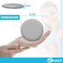 Neoera 3.15" Round Soft Rubber Door Stopper Wall Protector, Premium Self Adhesive Door Bumper (Gray, 4 Pack)
