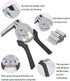 TFORESTER 600 Hog Ring Pliers Kit with Pcs of Galvanized Steel Hog Rings, Hog Ring Chicken Duck Goose Dog Cat Rabbit