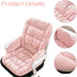 Gujuja Desk Chair Cushion Office Chair Pad with High Back Support Seat Cushion with Non-Slip Bottom for Office Car Home