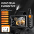 WINWEND 5" 32G IP67 (16.5FT) Dual-Lens Endoscope Camera with Light, Borescope with IPS Screen, Photo & Record Video