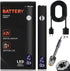 510 Threaded Battery Cordless Thread Burner With LED Digital Display, Precise Temp
