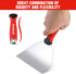 Goldblatt 6" Putty Knife - Stainless Steel Scraping Paint, Soft Grip, Perfect for Drywall Repairing and Finishing