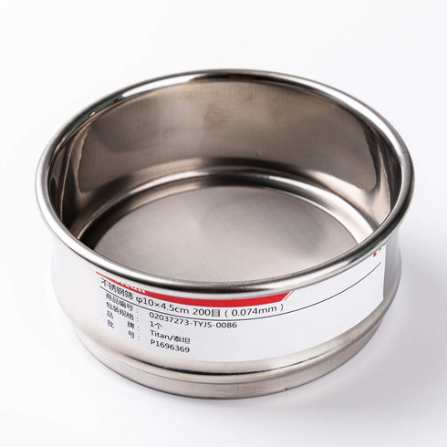 f10×4.5cm 325 Mesh 304 Stainless Lab Sieves, Economy Test Sieve with 304 Stainless Steel Wire Cloth
