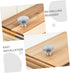 2pcs UKCOCO Shower Grab Bars Adhesive Suction Handles for Glass Doors Cabinet Doors and Refrigerator No Drilling