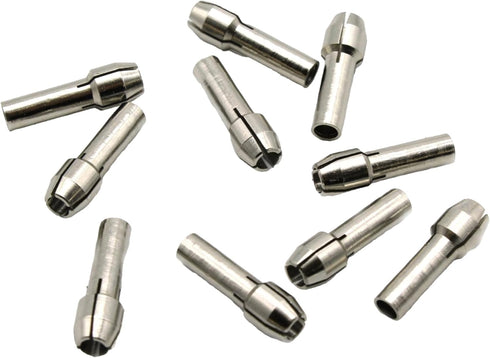 TMAX 10 pc Durable Shiny 1/8 Inch Rotary Tool Collet Bit #480 for Dremel Rotary Tools