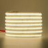 HEGEHE 24V 320 IP68 (4000-4500K), 2M) COB LED Strip Light, LEDs/m, Waterproof, Flexible LED Strip Light for Rooflight