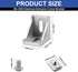 26pcs 3030 Bracket Corner Connector Aluminum Extrusion Hardware with T Nuts and Screws for 3D Printer Frame