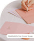 Pack 40, 5x3.5 Inch Gold Foil Thank You Cards - Bulk of with Matching Stickers & Envelopes (Pink) Textured Surface