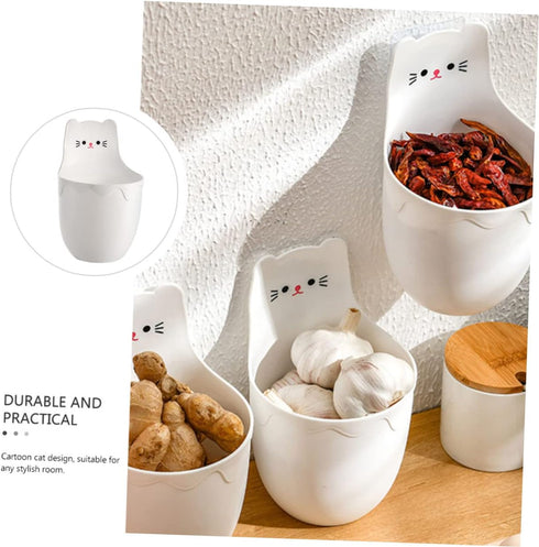 NUOBESTY Hanging Desktop Decorative Box Wall-mounted Storage Bin Organizer for Boys and Girls Students Desk Side Box Pp