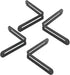 Zreneyfex 4 (3.22x3.22 Pcs Stainless Steel Reinforced L-Shape Corner Brackets Shelf Support Board Connection Angle