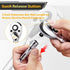 Stubby Ratchet Set, 3/8" Drive Ratchet Handle with Extension Bars, Gift for Men, 72-T Reversible Quick Release Head