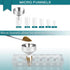 16 Pcs Versatile Capsule Filling Tool Kit for Gel Capsules, Pill Filling Tools with Micro Funnel and Lab Scoops