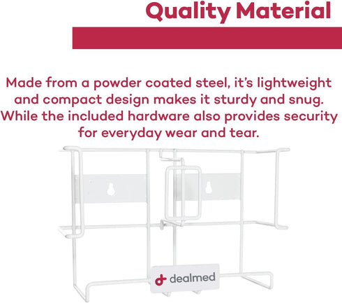 Coated Steel Glove Dispenser - Dealmed Glove Box Holder
