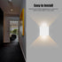 Lamp,7W LED Wall Wall Sconces Indoor,High Brightness Aluminum Alloy Wall Light,Square Lamp Bedroom Hallway Porch