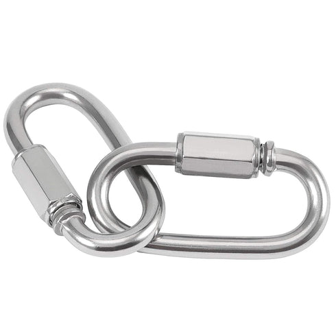 20 Pack M5 3/16 Inch Quick Link - Stainless Steel Threaded Chain Connector for Heavy Duty DIY Accessories