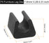 40Pack 7-8mm uxcell Rectangle Shaped Chair Legs Tips, Fitting Metal Tube Legs - Plastic Furniture Protector Feet Glides