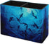 Pen Holder, Pencil Holder for Desk Organizer, Sea Ocean Animal Sharks PU Leather Pencil Cups for Office and Home Storage