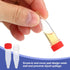 PATIKIL 1.5ml Plastic Cryogenic Vials, 25Pcs Screw Top Frozen Test Tube for Lab, Red Cap
