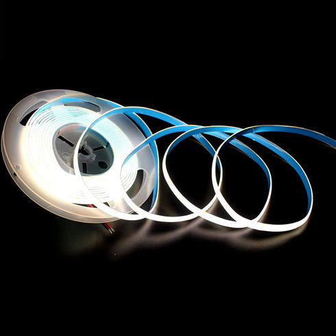 BSY-LIGHTING COB LED Strip,12V 480 LEDs/m Flexible COB Led Lights, 5M 2400LEDs LECRI90+