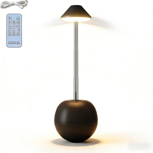 Generic Cordless Rechargeable Table Lamp with Touch Control, 7 Color Changing, Tumbler Night