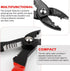 Wire Crimper Tool, Crimping Pliers for Electrical Stripping 12-20mm AWG Wire, Household and Industrial Use