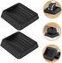 6pcs Cabilock TPU Chair Wheel Stoppers for Office Home Use Flexible Slip Furniture Pads Wheel Slot Fixation for Rolling