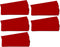 Magna Visual 3/4" x 2" Red Pre-Cut Write On Wipe Off Magnetic Strips, 25 Pack