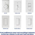 Dimmer 150W Dimmable Bulbs DSL01-1LT, Leviton Decora Slide LED Advanced Switch for LED, Halogen and Incandescent