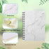 Zonon A5 Spiral Notebooks, 6 Pcs Hardcover DIY Notebooks, 60 Pages, Writing Paper for School, Office, Travel