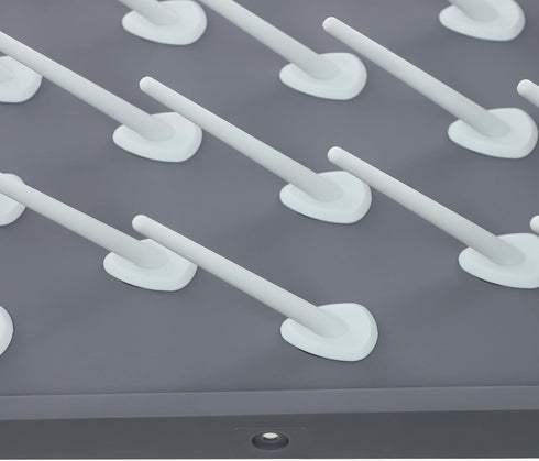 Set 2, Lab Drying Rack of Laboratory Draining Dryer Stand with Firm Drainage Connection, Space Saving Steel Wire Fram