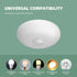 ECOELER 360 PIR Ceiling Sensor Switch, Hard-Wired Occupancy Motion Sensor with Slim Design, Degree Field of View High