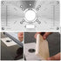 Router Trimmer Woodworking Tool - Aluminium Alloy Router Table Insert Plate for Bench Trimming