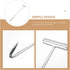 19.68 Inch Manhole Cover Lifting Hook T-Shaped Door Lifter Tool Heavy Duty Steel Hook for Rolling Shutter Doors