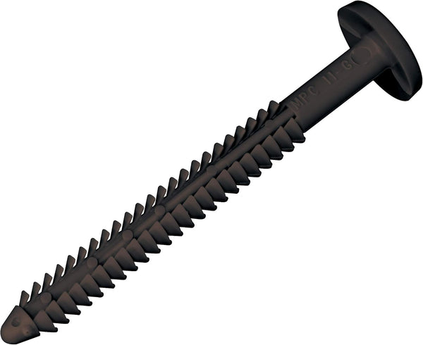 MidAmerican MidAmerica Musket Brown 3" Shutter Lok Peg Fasteners 60 Pack Spikes Longer