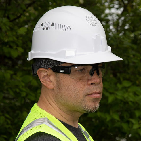 Klein Tools 60161 Safety Glasses, Professional Protective Eyewear with Scratch Resistant Clear Lens