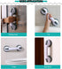 2Pcs 280x90x70mm(DxTxH) MroMax Grab Bar Suction Shower Handle Bathroom Balance Bar Safety Hand Rail Support for Hotel